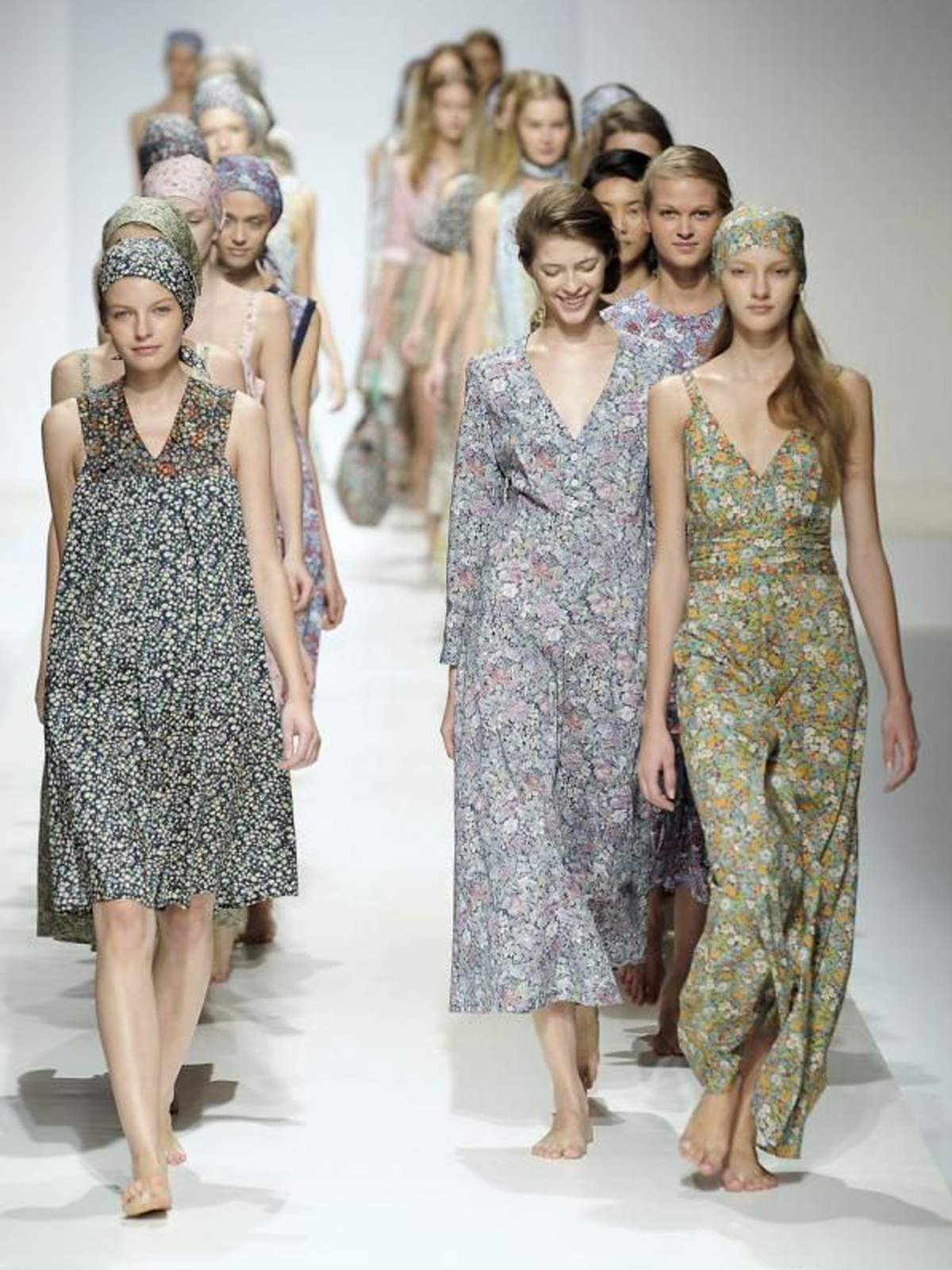 Kwiatowy print Liberty we współczesnej modzie