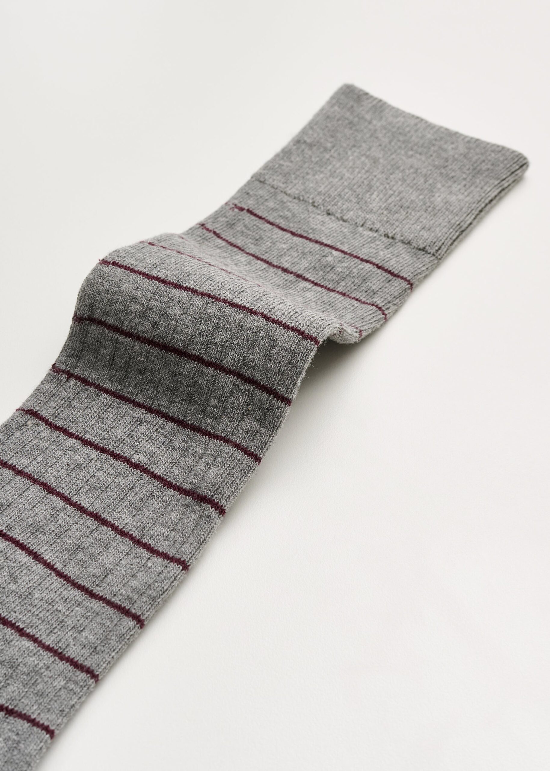 SKARPETY COTTON LONG MIX BORDEAUX MELANGE