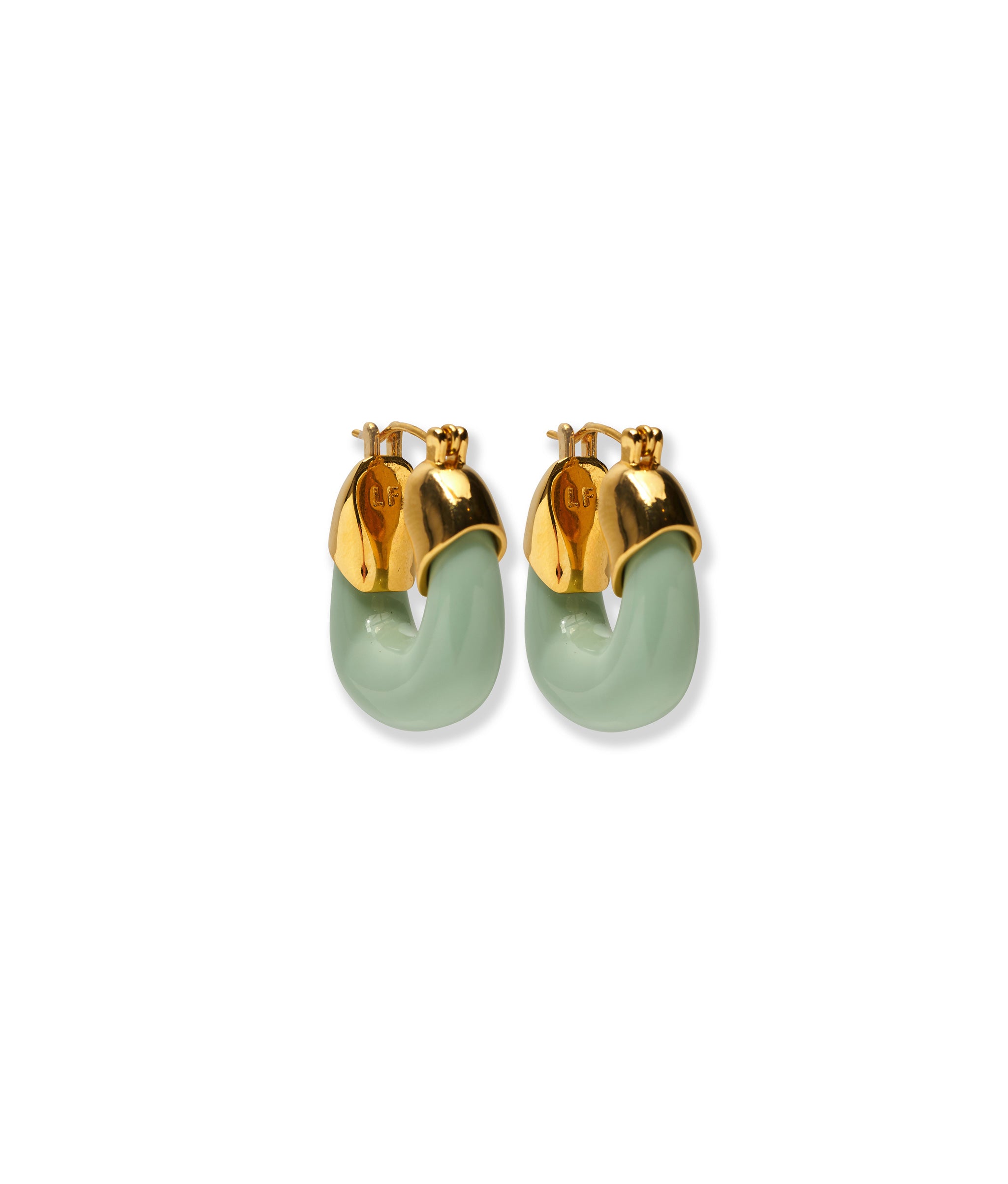 KOLCZYKI MINI ORGANIC SEAFOAM