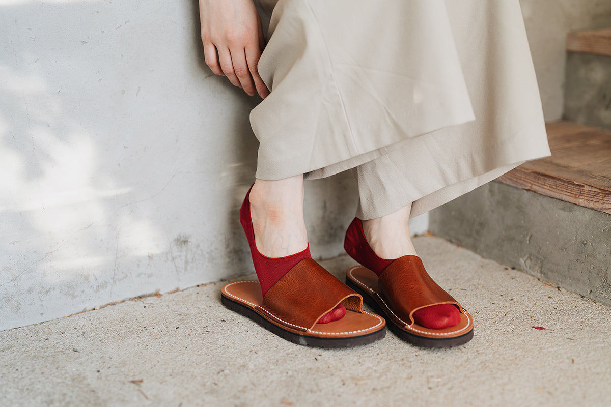 BAWEŁNIANE STOPKI ANTIQUE RED