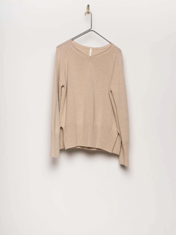 SWETER W KOLORZE OWSIANKI