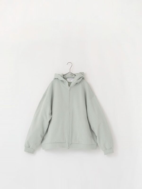 BLUZA DOUBLE ZIP - SAGE