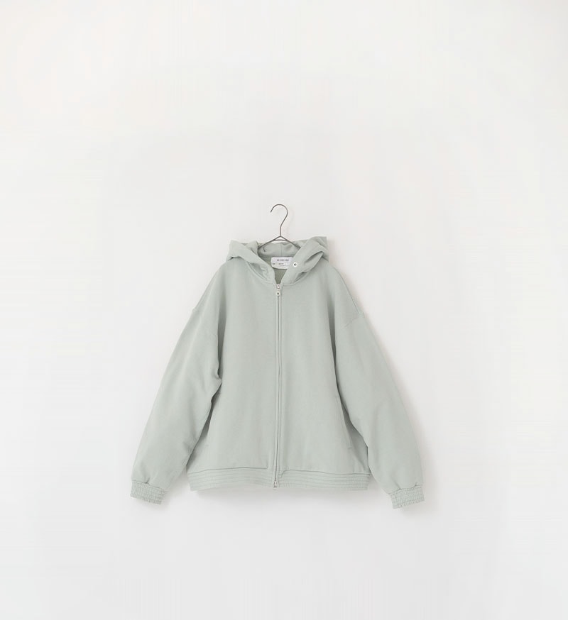 BLUZA DOUBLE ZIP - SAGE